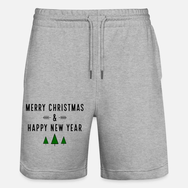 Joyeux Noël - Short de jogging bio TRAINER Stanley/Stella unisexe - gris chiné