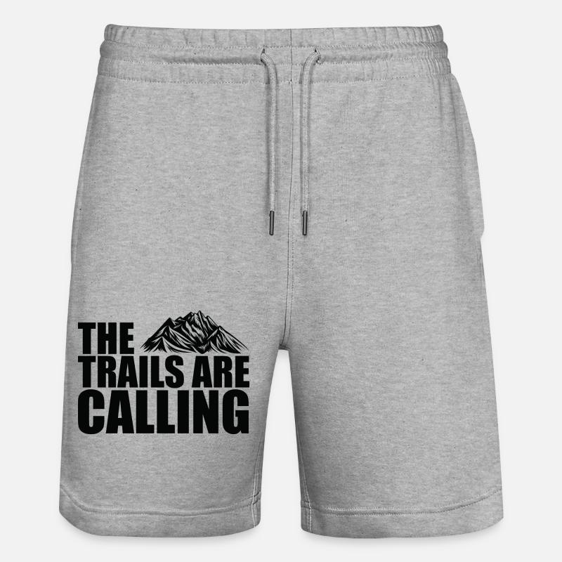 Trail Running Sports - Short de jogging bio TRAINER Stanley/Stella unisexe - gris chiné