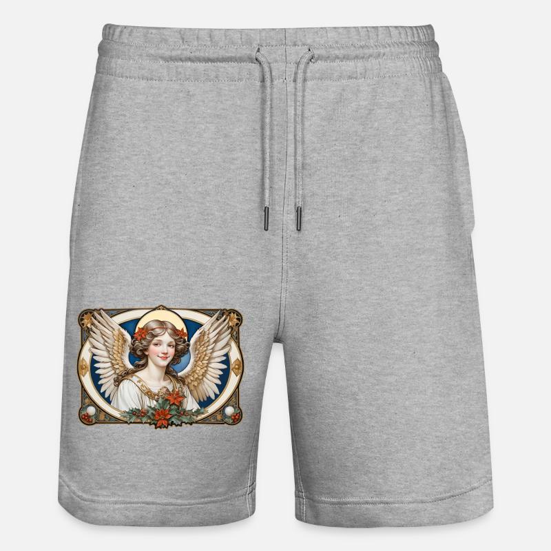 Engel - Stanley/Stella Unisex Bio Joggingshorts Trainer  - Grau meliert