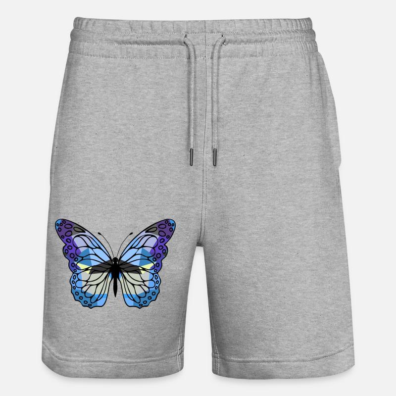 Papillon - Short de jogging bio TRAINER Stanley/Stella unisexe - gris chiné