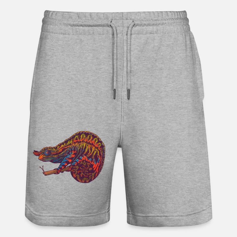 Caméléon - Short de jogging bio TRAINER Stanley/Stella unisexe - gris chiné