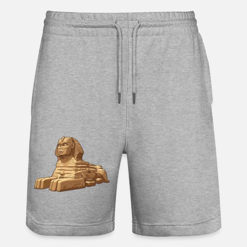 Sphinx de Gizeh - Short de jogging bio TRAINER Stanley/Stella unisexe - gris chiné
