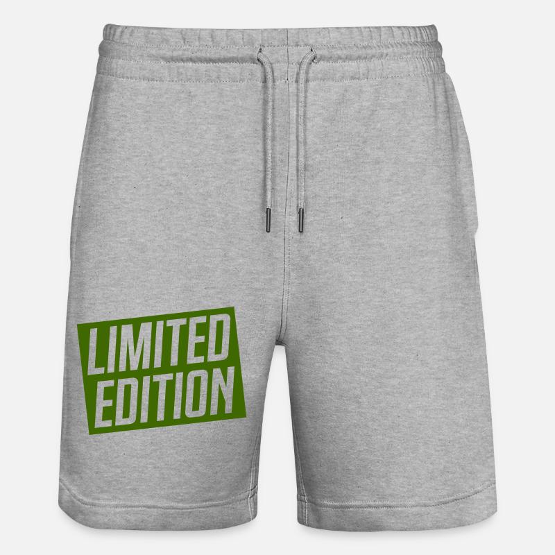 Design en édition limitée - Short de jogging bio TRAINER Stanley/Stella unisexe - gris chiné