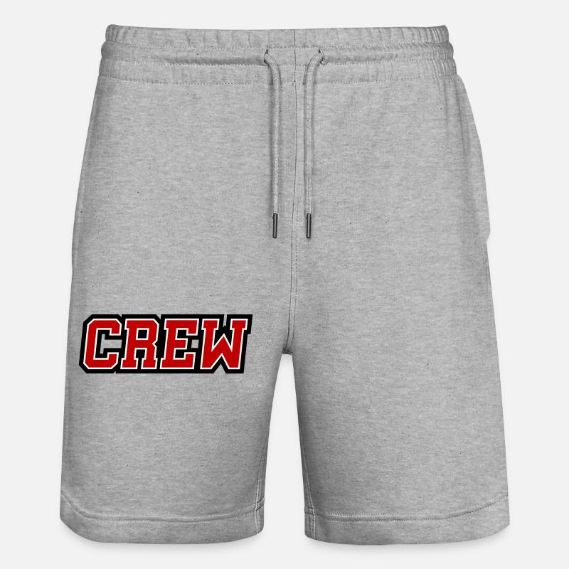 Équipage - Short de jogging bio TRAINER Stanley/Stella unisexe - gris chiné