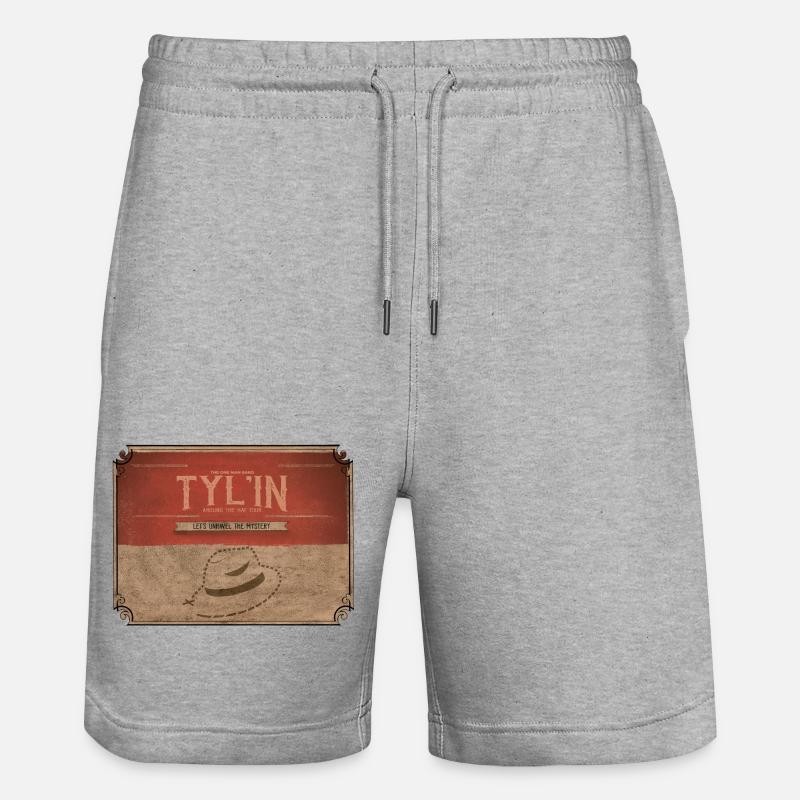 ATH tour Tyl'in rect. - Short de jogging bio TRAINER Stanley/Stella unisexe - gris chiné