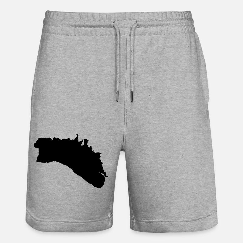 Minorque - Short de jogging bio TRAINER Stanley/Stella unisexe - gris chiné