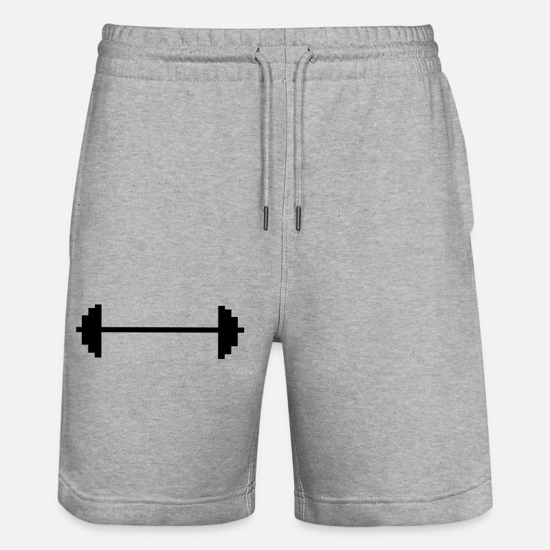 2541614 14692812 pondérer - Short de jogging bio TRAINER Stanley/Stella unisexe - gris chiné