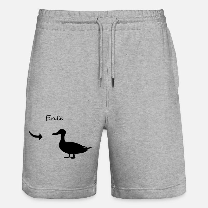 canard - Short de jogging bio TRAINER Stanley/Stella unisexe - gris chiné