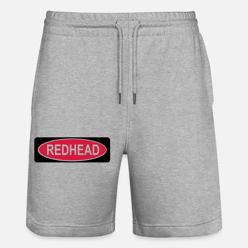 Rousse - Short de jogging bio TRAINER Stanley/Stella unisexe - gris chiné