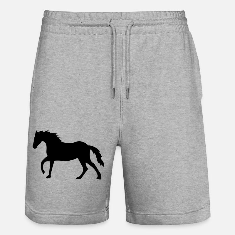 cheval - Short de jogging bio TRAINER Stanley/Stella unisexe - gris chiné