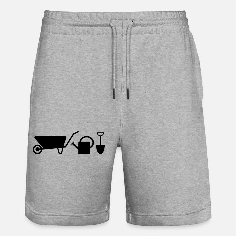 jardin - Short de jogging bio TRAINER Stanley/Stella unisexe - gris chiné