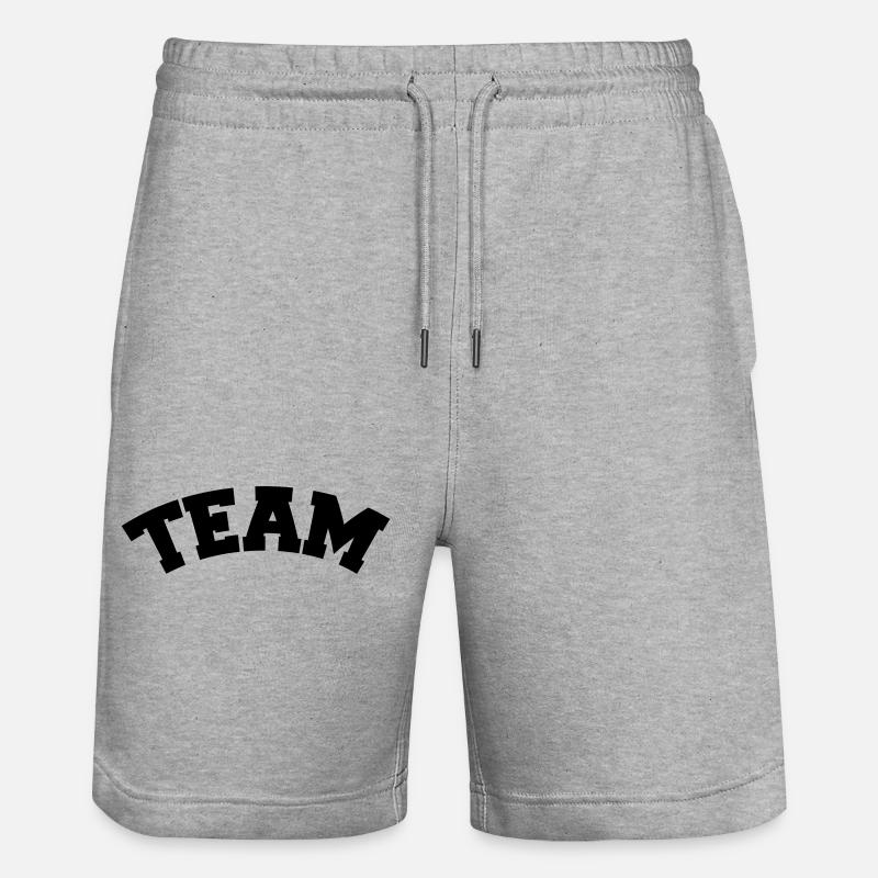 équipe - Short de jogging bio TRAINER Stanley/Stella unisexe - gris chiné