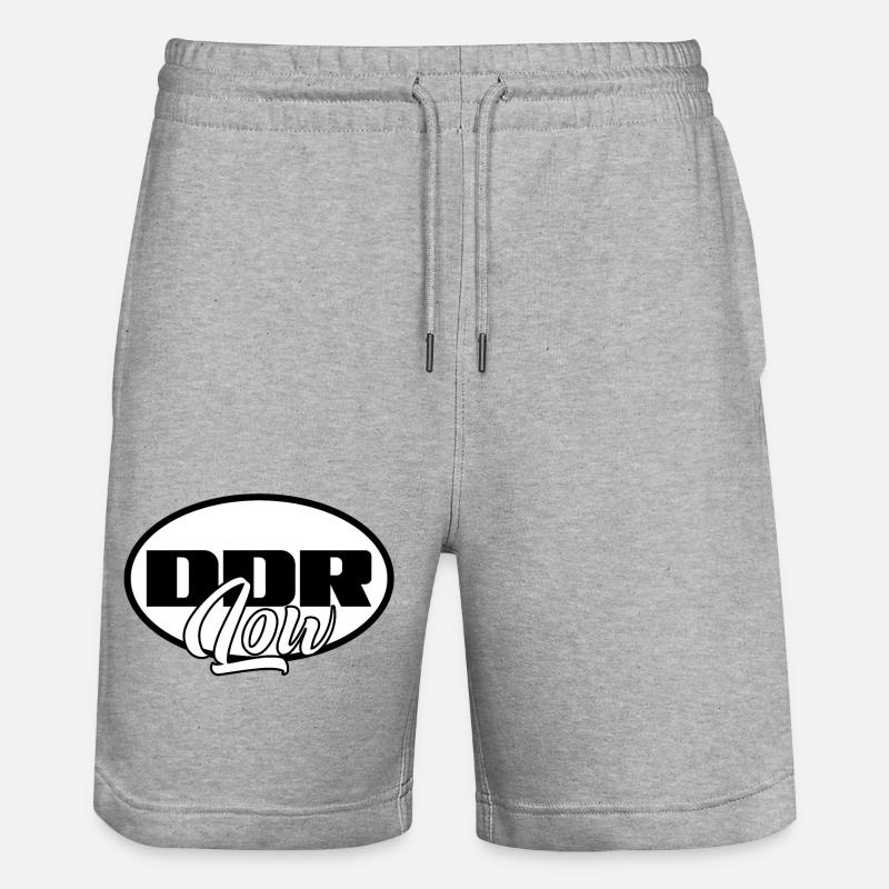 LOW DDR Custom Tuning Logo - Short de jogging bio TRAINER Stanley/Stella unisexe - gris chiné
