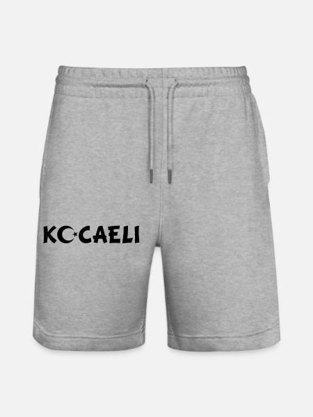 Kocaeli Turkey Flag - Stanley/Stella Trainer Unisex Organic Jogging Shorts - heather grey