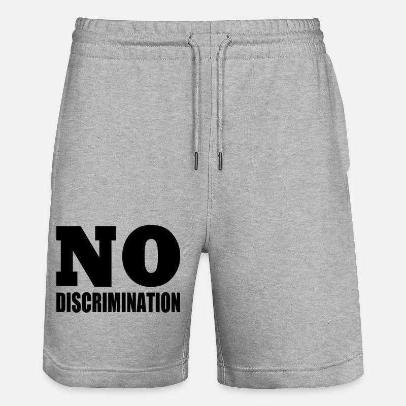no discrimination - Short de jogging bio TRAINER Stanley/Stella unisexe - gris chiné