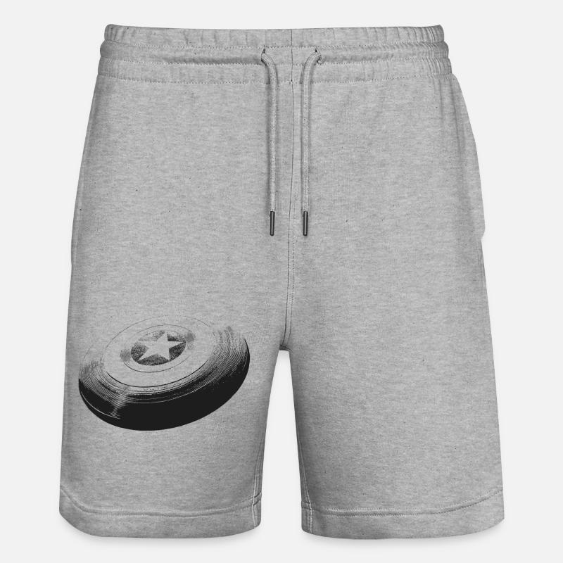 Frisbee - Stanley/Stella Unisex Bio Joggingshorts Trainer  - Grau meliert