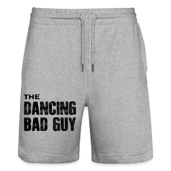 Dancing Dance Music - Stanley/Stella Unisex Bio Joggingshorts Trainer  - Grau meliert - Vorne - Nik (191cm) & Marisol (170cm)