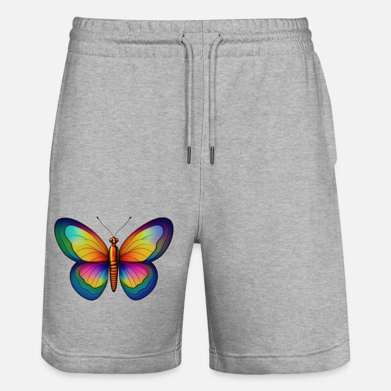 Papillon - Short de jogging bio TRAINER Stanley/Stella unisexe - gris chiné