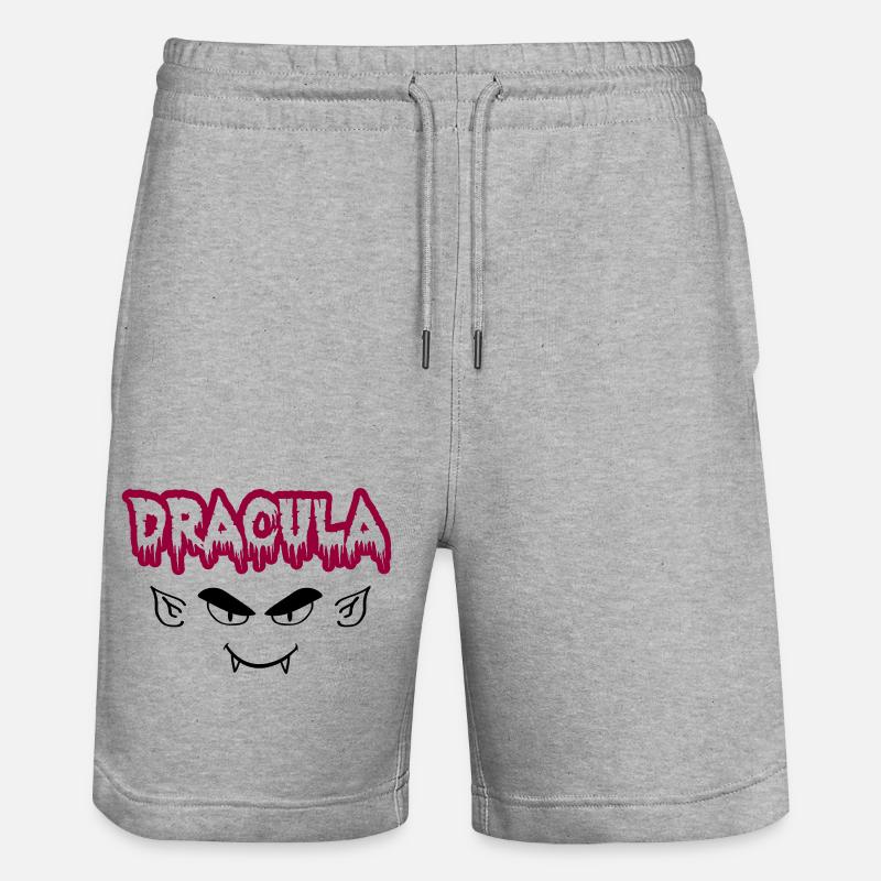Dracula - Short de jogging bio TRAINER Stanley/Stella unisexe - gris chiné