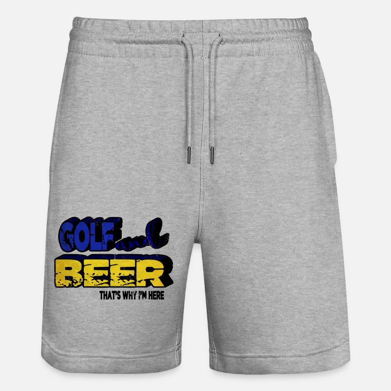 Liqueur de conception de bière - Short de jogging bio TRAINER Stanley/Stella unisexe - gris chiné