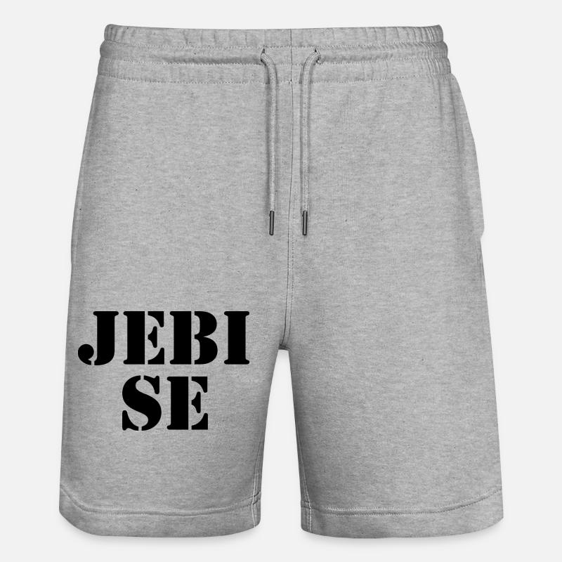 Croate - Short de jogging bio TRAINER Stanley/Stella unisexe - gris chiné