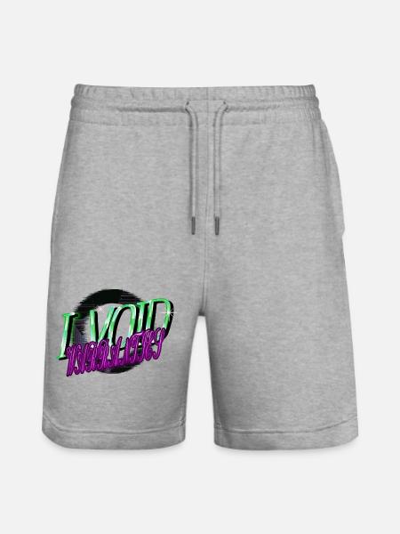 aircraft mechanic baseballcoffeemug - Stanley/Stella Trainer Unisex Organic Jogging Shorts - heather grey