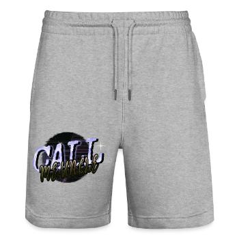 present adoptive home amusing birthday quotes - Stanley/Stella Trainer Unisex Organic Jogging Shorts - heather grey - Front - Nik (191cm) & Marisol (170cm)