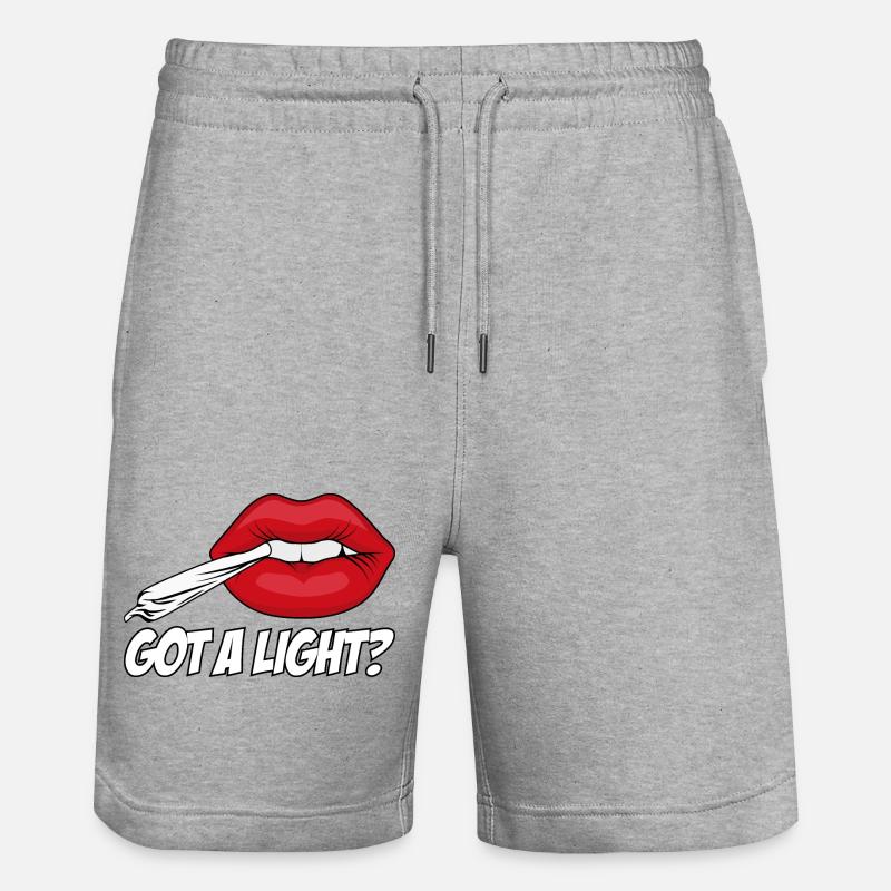 Vous avez une lumière ? - Short de jogging bio TRAINER Stanley/Stella unisexe - gris chiné
