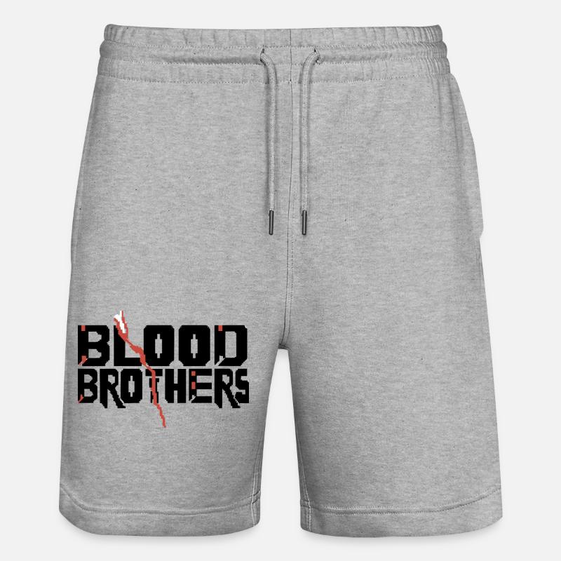 SANG - Short de jogging bio TRAINER Stanley/Stella unisexe - gris chiné