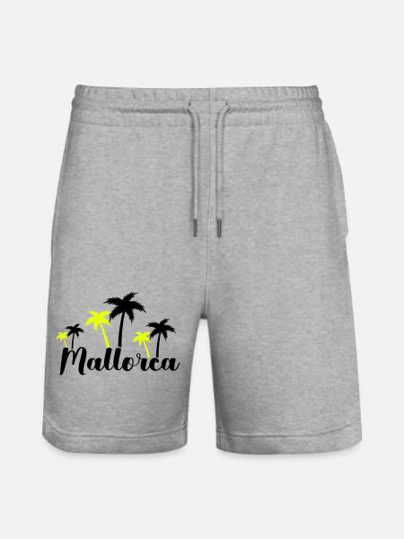 Majorca - Stanley/Stella Trainer Unisex Organic Jogging Shorts - heather grey