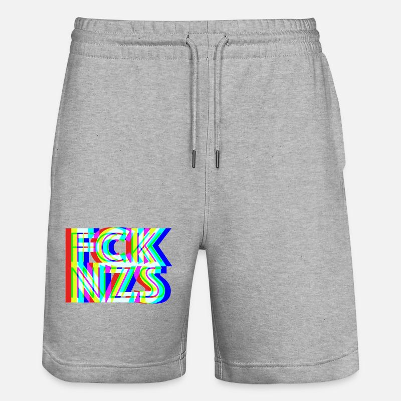 FCK NZS - Short de jogging bio TRAINER Stanley/Stella unisexe - gris chiné