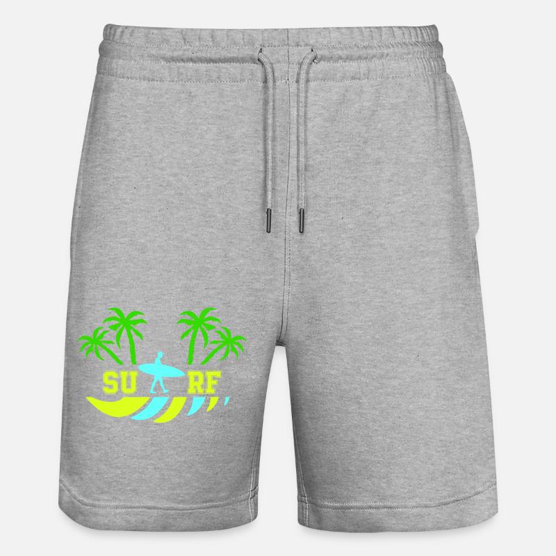 Surfer - Short de jogging bio TRAINER Stanley/Stella unisexe - gris chiné