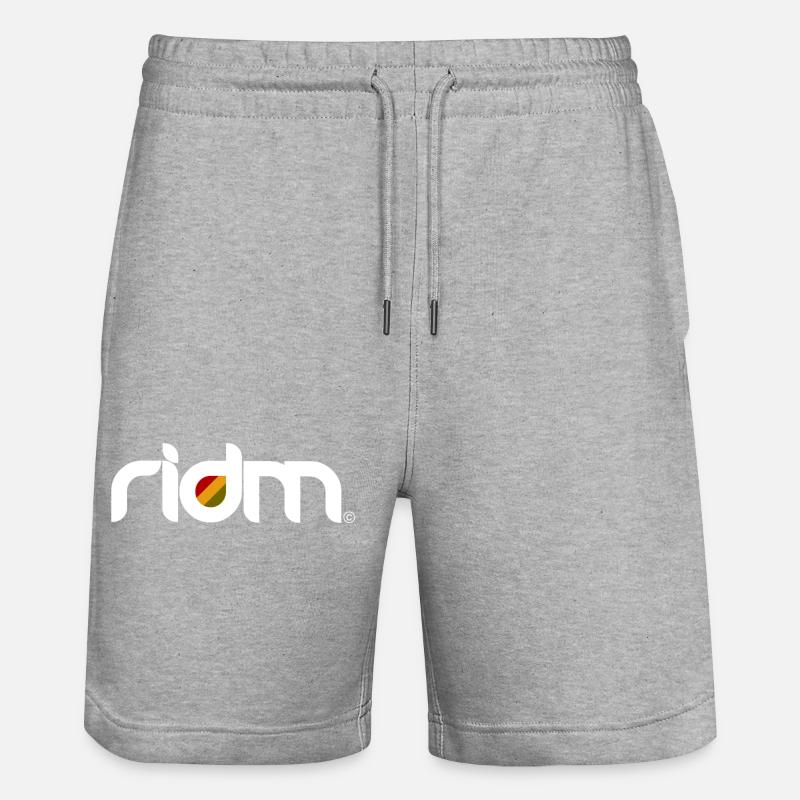 RIDM Logo - Short de jogging bio TRAINER Stanley/Stella unisexe - gris chiné