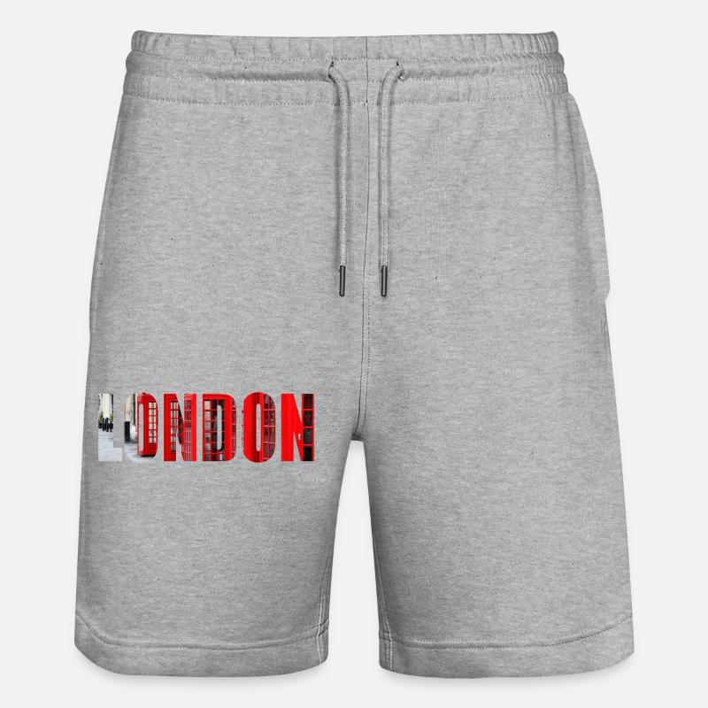 Londres - Short de jogging bio TRAINER Stanley/Stella unisexe - gris chiné