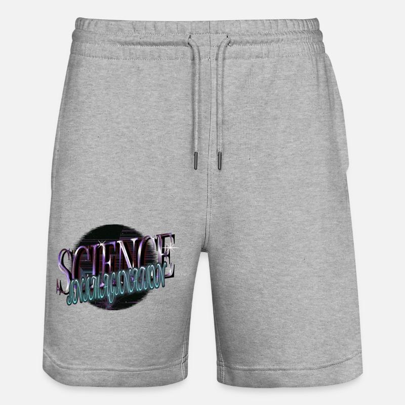 Expression créative Imagination Exploration - Short de jogging bio TRAINER Stanley/Stella unisexe - gris chiné