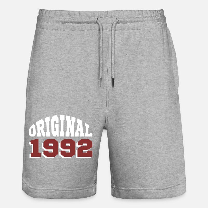 Original 1992 - Short de jogging bio TRAINER Stanley/Stella unisexe - gris chiné