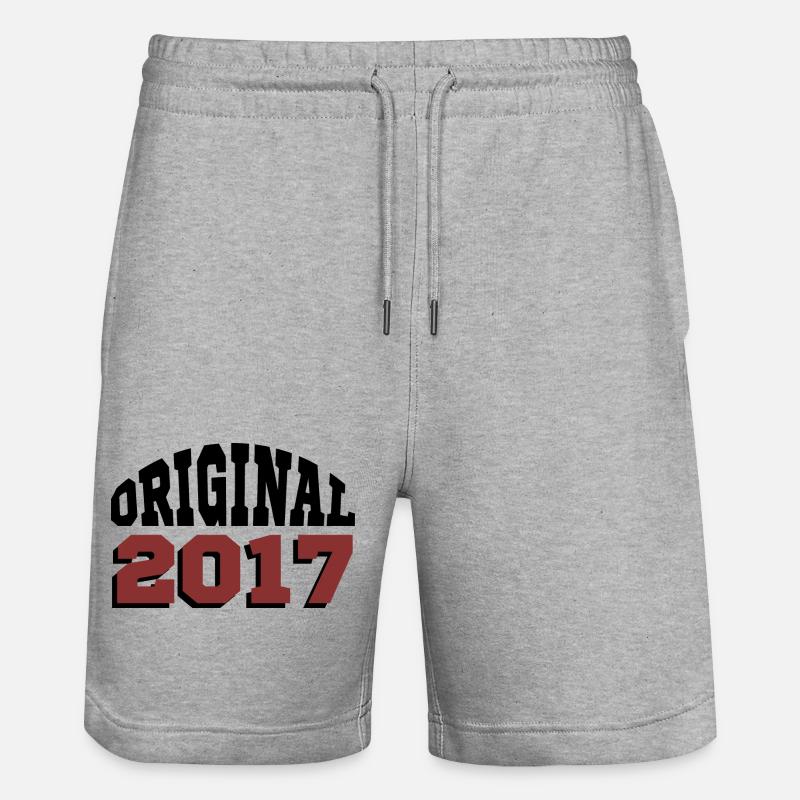 Original 2017 - Short de jogging bio TRAINER Stanley/Stella unisexe - gris chiné
