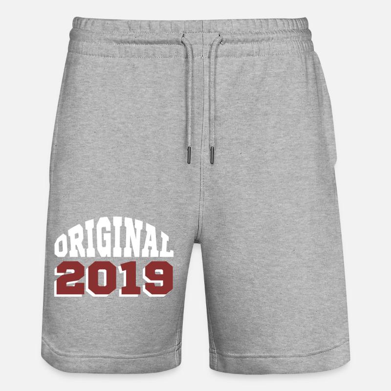 Original 2019 - Short de jogging bio TRAINER Stanley/Stella unisexe - gris chiné