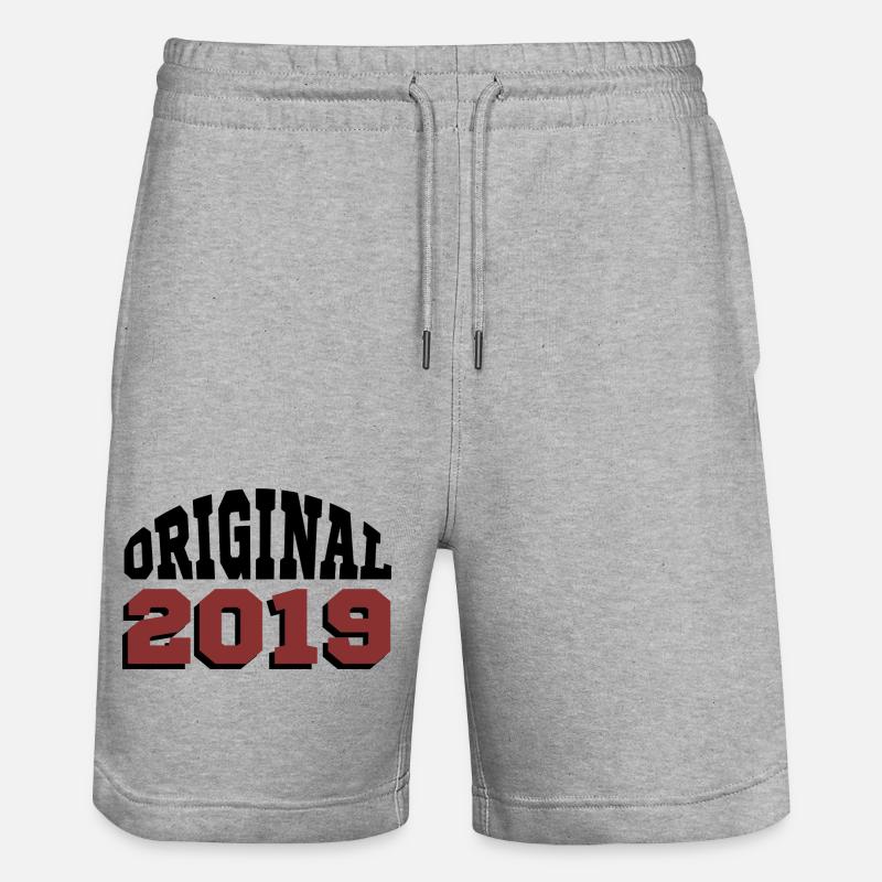 Original 2019 - Short de jogging bio TRAINER Stanley/Stella unisexe - gris chiné