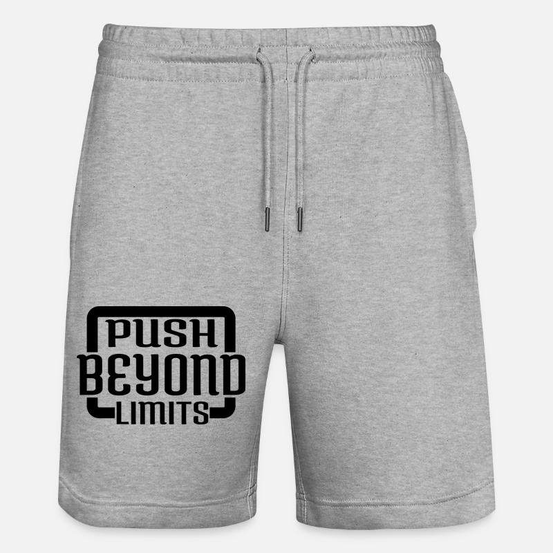 idée cadeau d’anniversaire cool - Short de jogging bio TRAINER Stanley/Stella unisexe - gris chiné