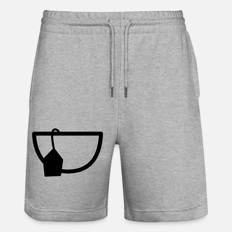 Thé - Short de jogging bio TRAINER Stanley/Stella unisexe - gris chiné