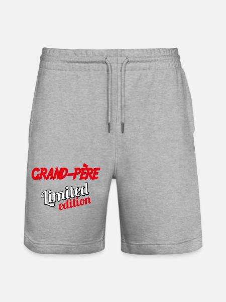 Opa LIMITIERTE AUFLAGE - Stanley/Stella Unisex Bio Joggingshorts Trainer - Grau meliert