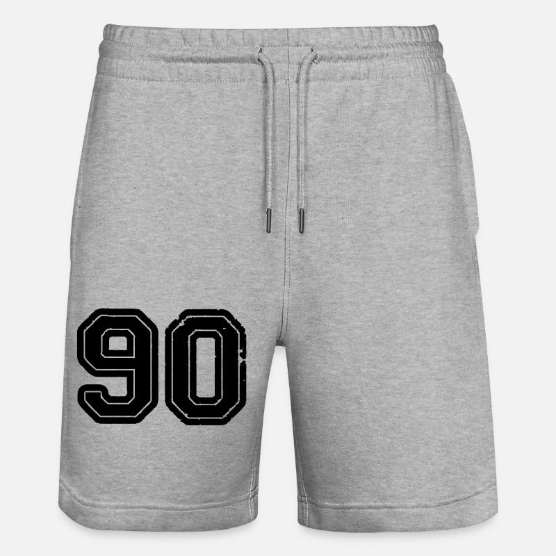 90 - Short de jogging bio TRAINER Stanley/Stella unisexe - gris chiné