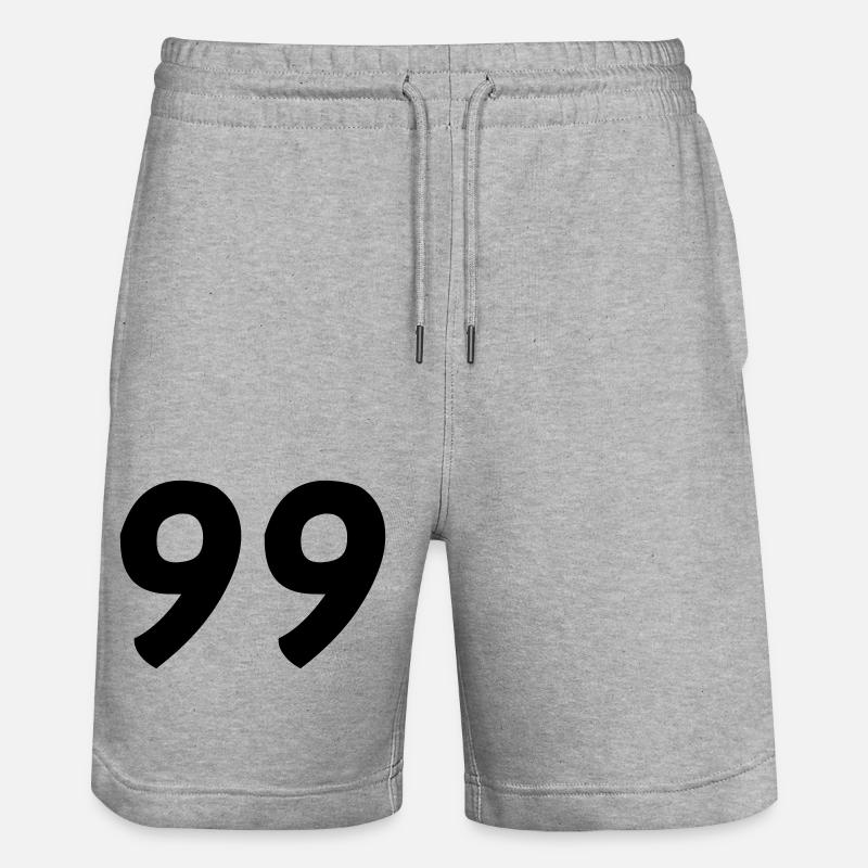 99 - Short de jogging bio TRAINER Stanley/Stella unisexe - gris chiné
