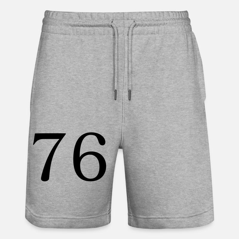 76 - Short de jogging bio TRAINER Stanley/Stella unisexe - gris chiné