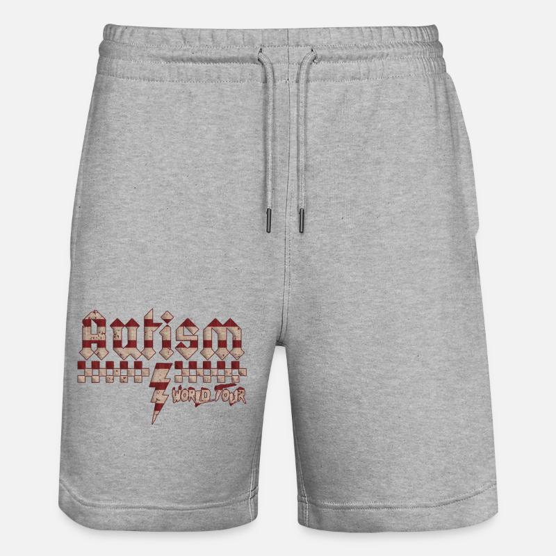 Autismus-Bewusstsein: anders, anders, besser - Stanley/Stella Unisex Bio Joggingshorts Trainer  - Grau meliert