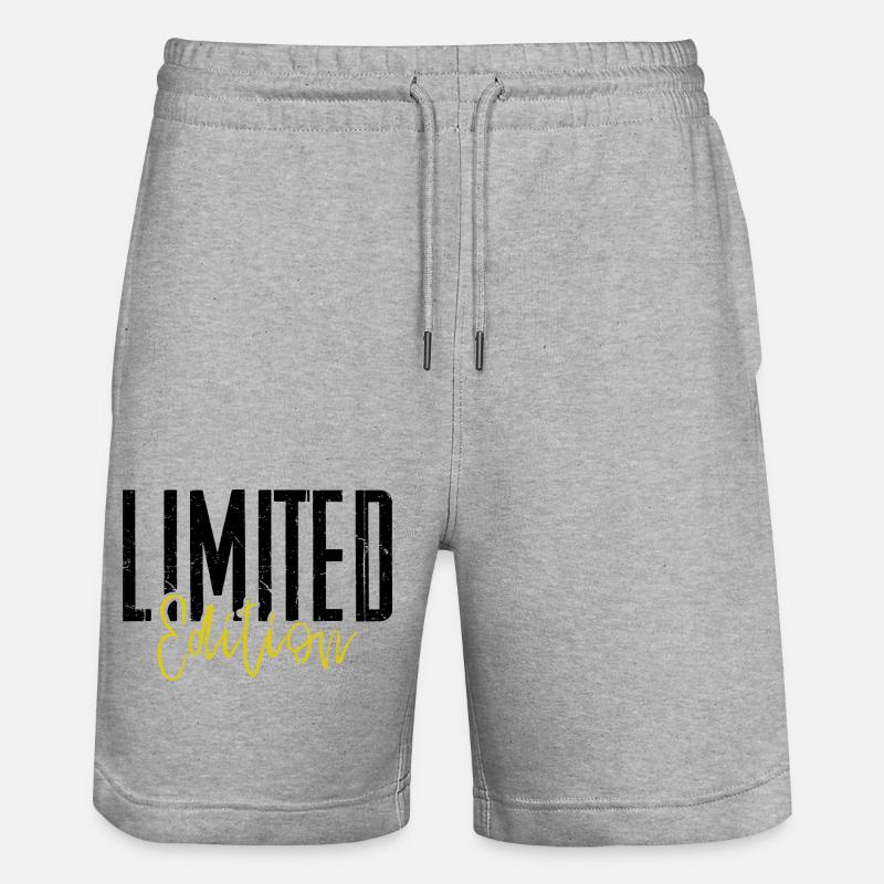 Édition limitée - Short de jogging bio TRAINER Stanley/Stella unisexe - gris chiné