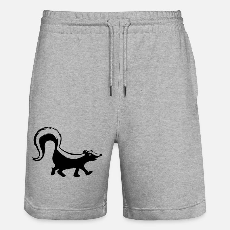 Mouffette 1 - Short de jogging bio TRAINER Stanley/Stella unisexe - gris chiné