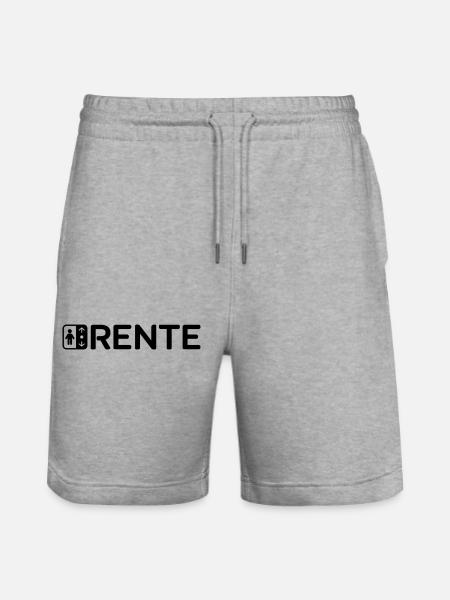 Aufzug Rente - Stanley/Stella Unisex Bio Joggingshorts Trainer  - Grau meliert