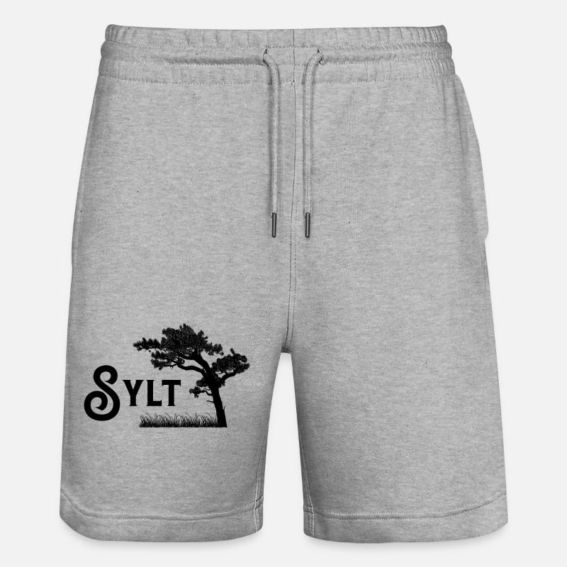 Sylt - Short de jogging bio TRAINER Stanley/Stella unisexe - gris chiné